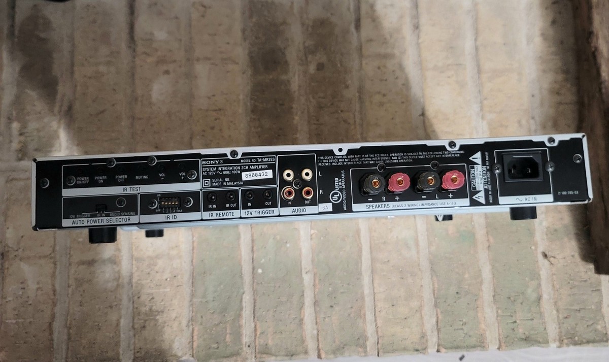 Sony TA-MR2ES System Integration 2 Channel Amplifier | eBay