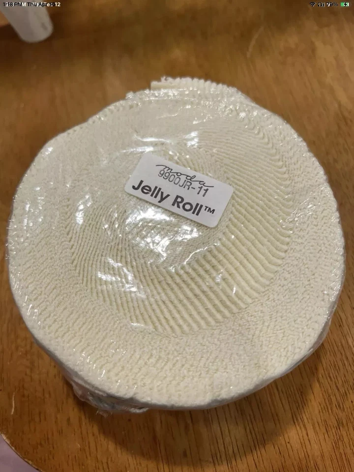 TWO Bella Solids Natural Junior Jelly Roll 20 Strips 2.5” Each Moda Fabrics - Image 2 of 3