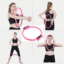 Dual Grip Pilates Ring Body Sport Fitness Magic Circle Weight Exercise Yoga US