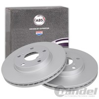 2X A.B.S. Bremsscheiben 277Mm Vorne Passend FüR Toyota Auris Corolla