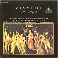 Vivaldi La Cetra Op 9 3xLP Box Accademia Monteverdiana Baroque Violin NM/VG 