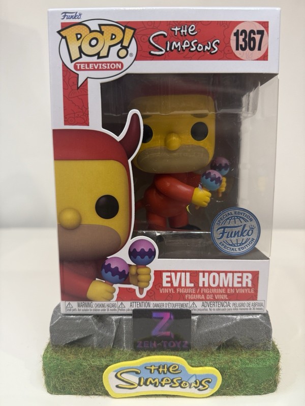 Funko Pop! Television The Simpsons Fortnite Evil Homer #1367 Special Edition