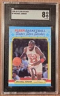 1988 Fleer Sticker #7 Michael Jordan Chicago Bulls Basketball Card SGC 8 NM/MT