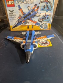 LEGO Creator Thunder Wings 31008 3-in-1 Complete Set 235 Pieces Box Instructions