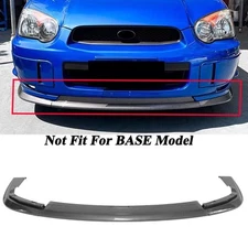 For Subaru WRX STI S203 2004 2005 VStyle Painted Carbon Painted Front Bumper Lip