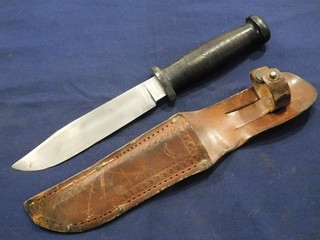 1930s Segunda Guerra Mundial EE. UU. Kinfolks Vaina Bowie Cuchillo Supervivencia Caza Piloto