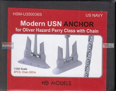 HSMU350036U 1:350 HS Models US Navy Modern Anchor for Oliver Hazard Perry Class