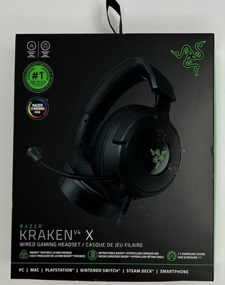 Razer Kraken V4 X Wired Gaming Headset/7.1 SS/Hyperclear Cardioid Mic&Chroma/RGB