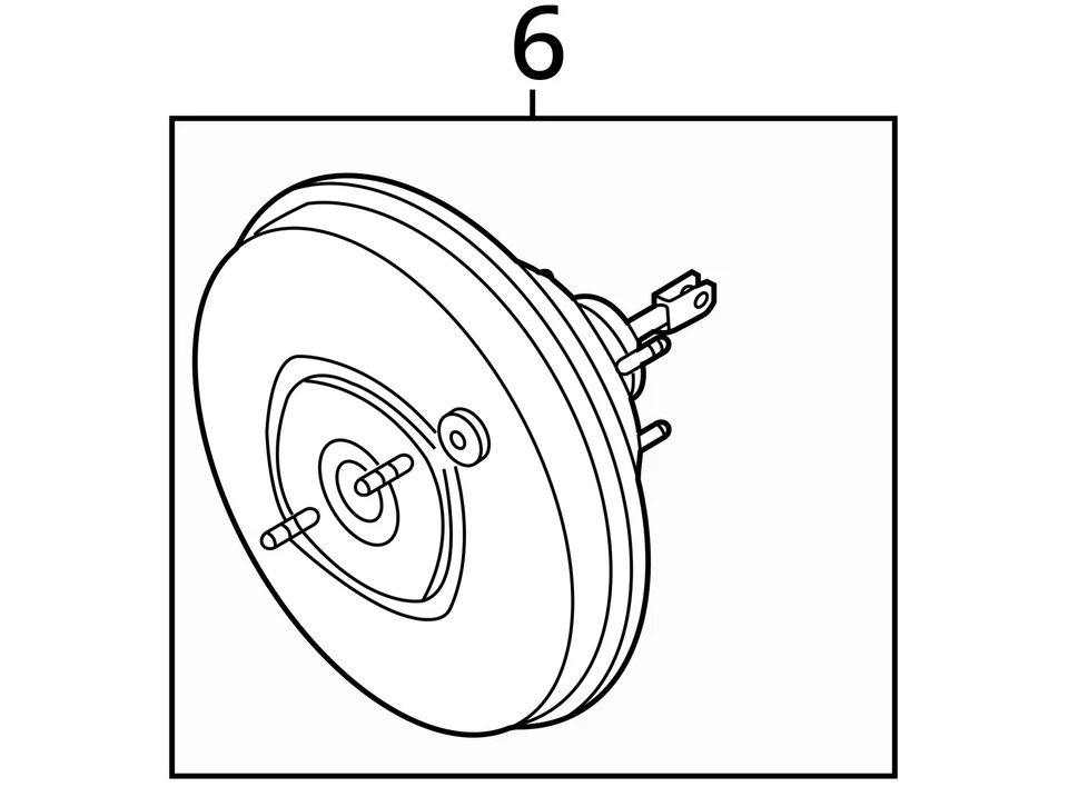 Power Brake Booster Fits 07-15 MAZDA CX-9 974635 — 第 4/4 张图片