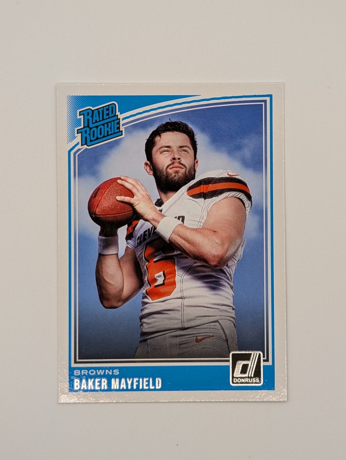2018 Panini Donruss - Rated Rookie Baker Mayfield #303 (RC)