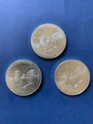 2020. Silver Eagle 1 oz  .999 Fine lot of 3