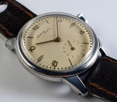 1951 - ZENITH SPORT HERREN - STAHL - TOP - ZENITH KALIBER 126-6