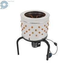 120V 280RPM Motor Feather Plucker Stainless Steel Drum Chicken Plucker Machine