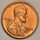 1944-S  Choice Uncirculated BU Red RD - Lincoln Wheat Cent  ~ B275