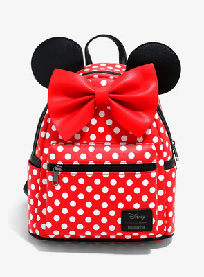 loungefly red minnie backpack