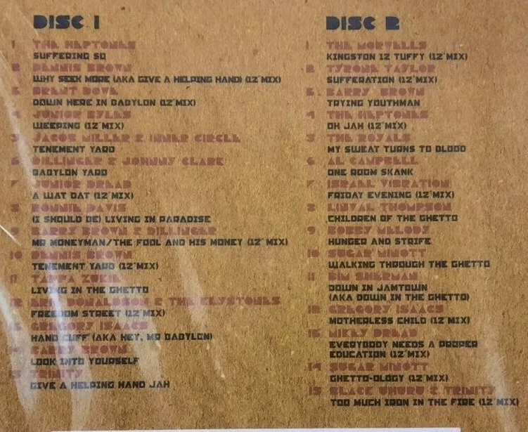 Down in a Tenement Yard 1973-1980 /Gregory Isaacs, Heptones, Tappa Zukie 2CD NEW Foto 3 de 4