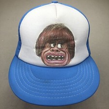 Vintage Funny Trucker Hat Cap Snapback J.F. Beaver Made In USA OSFA