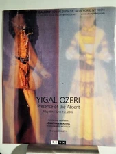 YIGAL OZERI  ART PIECE VTG ORIG  2002 ADVERTISEMENT