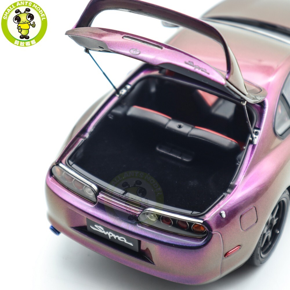 1/18 Whelart Toyota Supra A80 LHD Purple Diecast Model Car