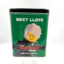 The Lego Ninjago Movie EMPTY Collectible Tin Storage Container Display Decor