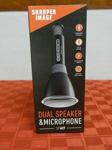 sharper image dual speaker and microphone