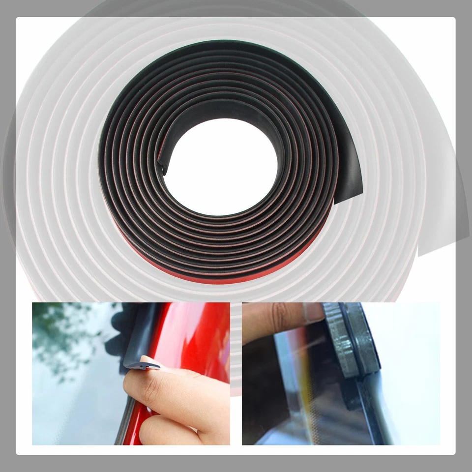 10FT Universal Windshield Seal - Rubber Molding Trim for Ford Cars/Trucks USA - Image 4 of 4