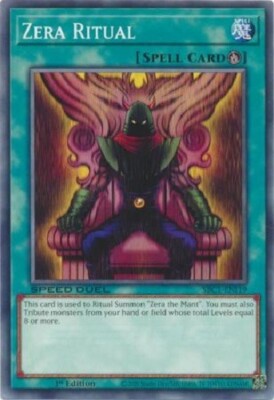 Yugioh - Zera the Mant Ritual Set - 1st Edition NM - Plus Free