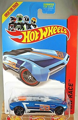 2014 Hot Wheels #158 HW Race-Thrill Racers WHIP CREAMER II Blue Variant wBlkPr5s