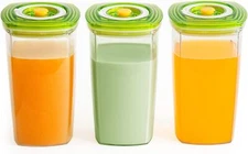 Vacuum Seal Juice Cups Portable Leak Proof Drinking Storage Containers for Milk