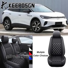 For Vw Volkswagen Id.4 Luxury Car Seat Covers Full Set Leather Front 52 Seater For Vw Volkswagen Id.4 Luxury Car Seat Covers Full Set Leather Front 52 Seater