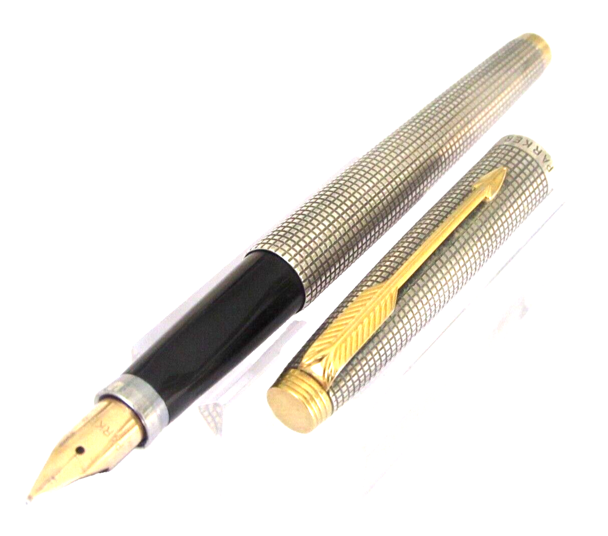 Legendary Parker 75 Prestige Fountain Pen Ciselé Solid Silver Gold