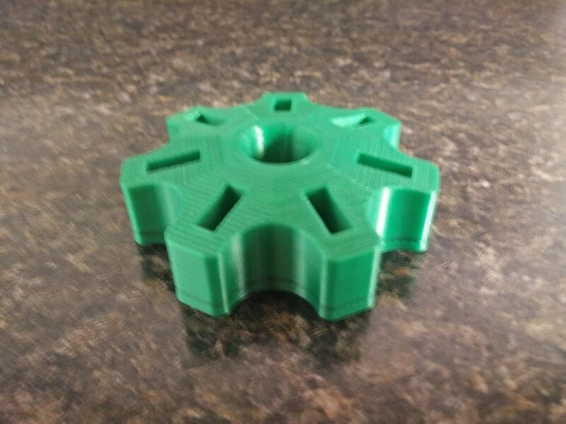 Soporte para unidad flash pulgar Star Snowflake impreso en 3D 7 USB - Muchos colores Foto 2 de 4