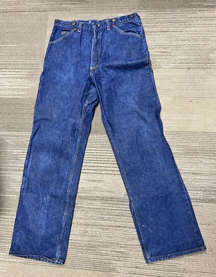 VTG Bailey s Wild Ass Jeans 34x34 Logger Carpenter Multi Pocket Dungaree