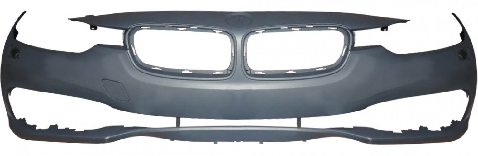 Pare-choc avant pour BMW Série 3 F30 Sedan 2015-2019 Sport Line noir