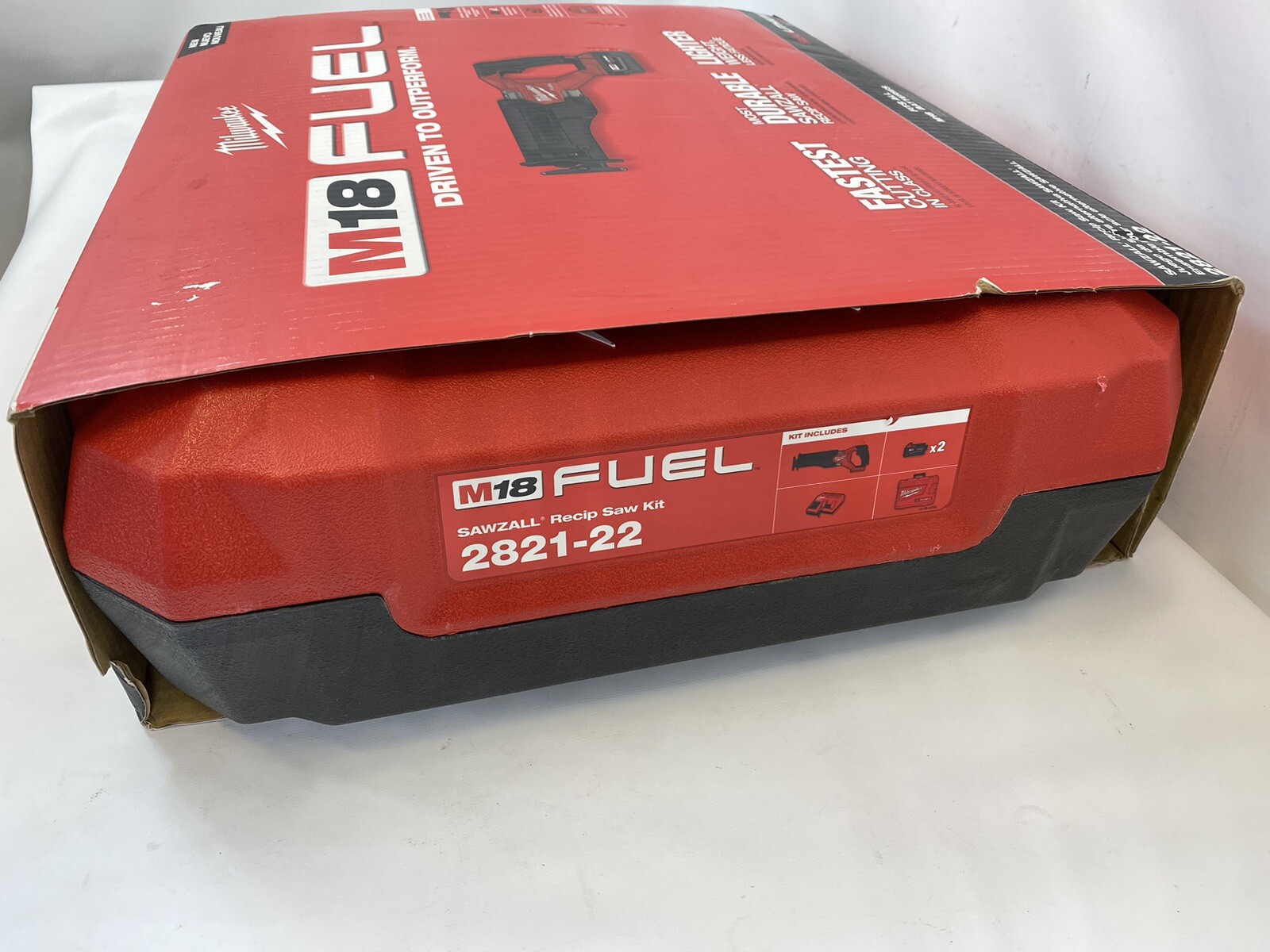 NEW Milwaukee 282122 M18 Fuel Sawzall Recip Saw Kit w/ 5.0Ah Batteries