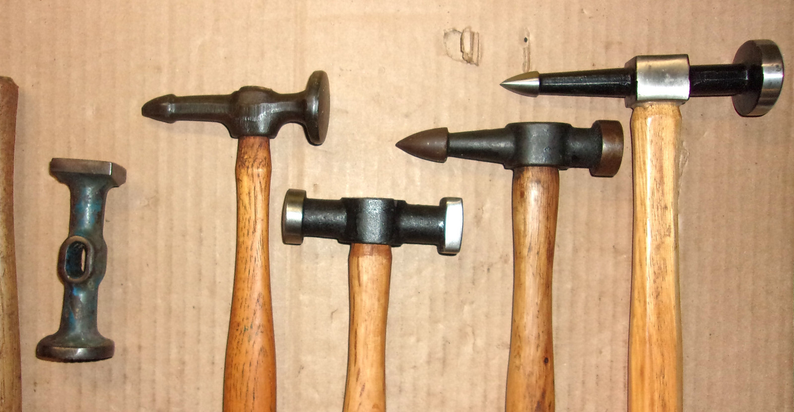 6 VINTAGE AUTO BODY HAMMERS BLUE POINT, PORTER FERGUSON eBay
