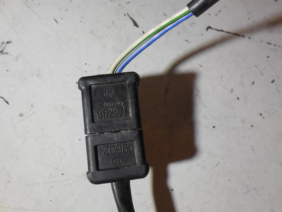 Enchufe conector cableado motor 9602 9622/1 para 77-85 Mercedes Benz W123 240D 300D Foto 2 de 4