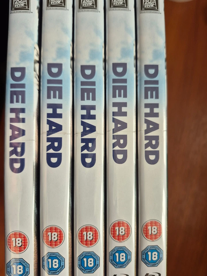 DIE HARD BLU RAY- NEW & SEALED DAMAGE TO SPINE BRUCE WILLIS REGION B FREE POST - image 2 of 2