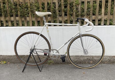 Eddy Mercx Pearl White Pista Track Banhnrad RH 57CC