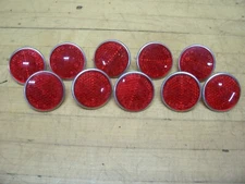 10 Vintage NOS Bicycle Reflector Gulco 325 Stimsonite Gulotta Bright Star