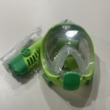WSTOO Snorkel Mask Anti Fog Foldable Kids Green