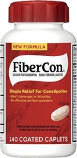 FiberCon Fiber Therapy Coated Caplets Safe Simple & Comfortable Insoluble Fib...