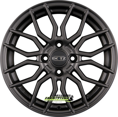 4x Dotz Limerock gunmetal 7x17 ET45 - LK4/100 ML60.1 Felge Alu