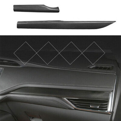 Strip Trim Carbon Fiber ABS Middle Console Dashboard For Cadillac XT4 2018-2020