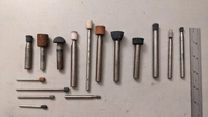 Lot of Assorted Grinding Mandrels for Jig or Die Grinders - 16 pcs