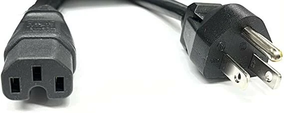 6 Computer & Monitor US Power Cord: 6 Foot 3 Prong C13 Grounded Cable - Image 2 of 3