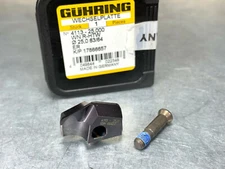 Guhring 25mm 4113 Series Replaceable Carbide Drill Tip HT800 63/64"