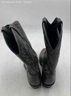 J. Chisholm Mens Gray Leather Pull On Knee High Cowboy Western Boots Size US 10 — photo 4