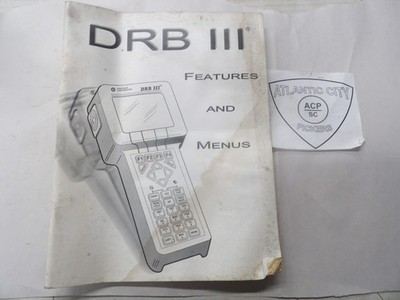 DRB III Features and Menus Guide