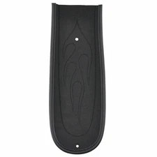 Leather Flame Stitch Rear Seat Fender Bib Protect For Harley-Davidson Dyna 06-17